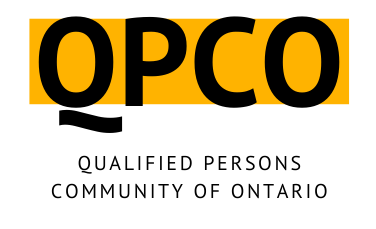 QPCO: Qualified Persons Community of Ontario logo